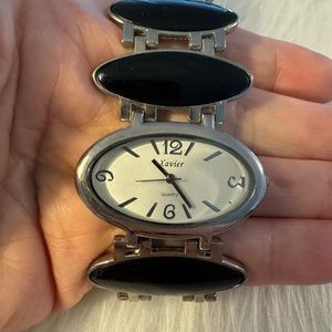 Xavier Quartz Faux Tiger Watch.